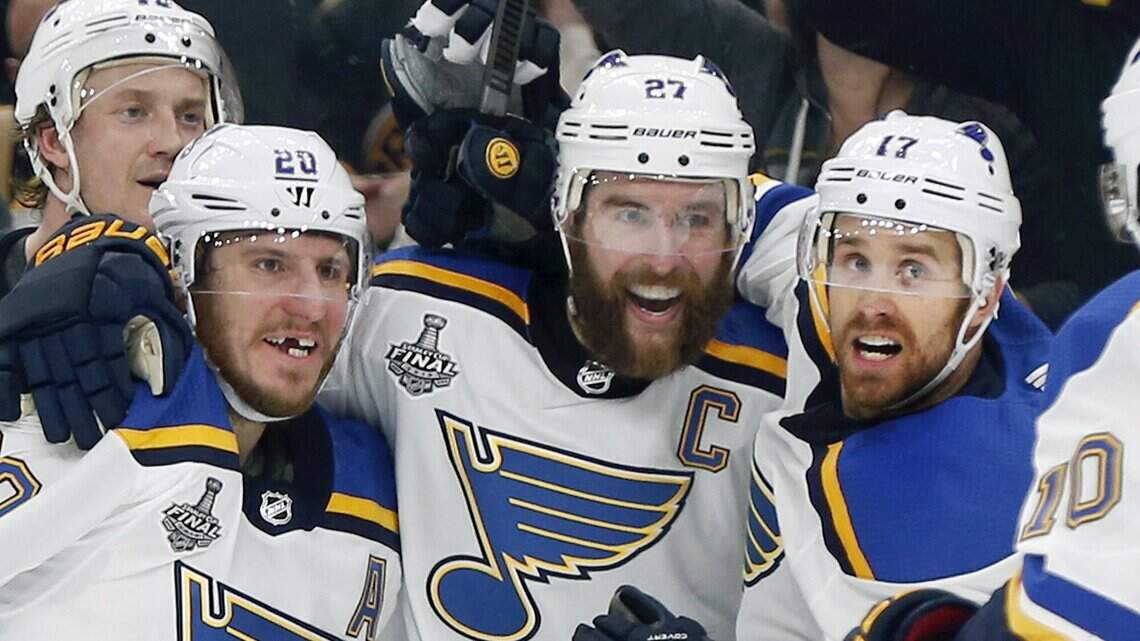 Blues complete trip from last in NHL to first Stanley Cup championship, Bruins in Game 7