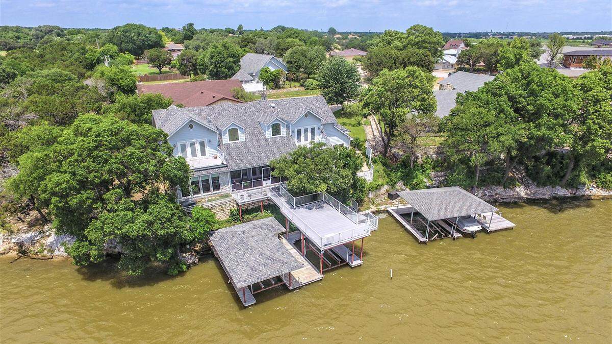 The lakeside home at 645 S. Rough Creek Court is priced $725,000.