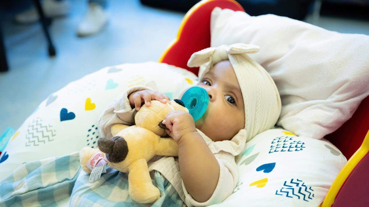 JamieLynn Finley was discharged from the hospital on Tuesday, two months after she was surgically separated from her conjoined twin.