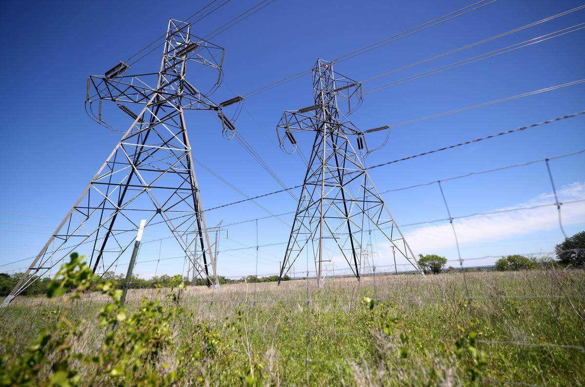A fence that separates Graham resident Ryan Mote's land from that of a proposed data center development on Friday, April 24, 2026. Many data center developments in Texas are looking for locations that facility easy access to the electrical grid.
