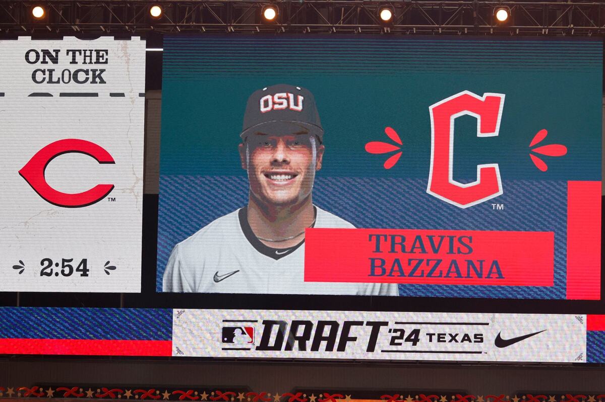 Travis Bazzana went first in day one of the MLB Draft at the Stockyards in Fort Worth, Texas, Sunday July 13, 2024. (Special to the Star-Telegram/Bob Booth)