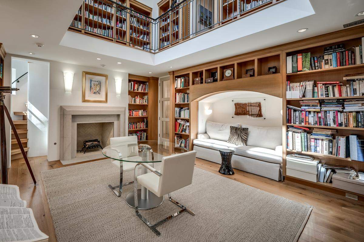 A multi-level library.