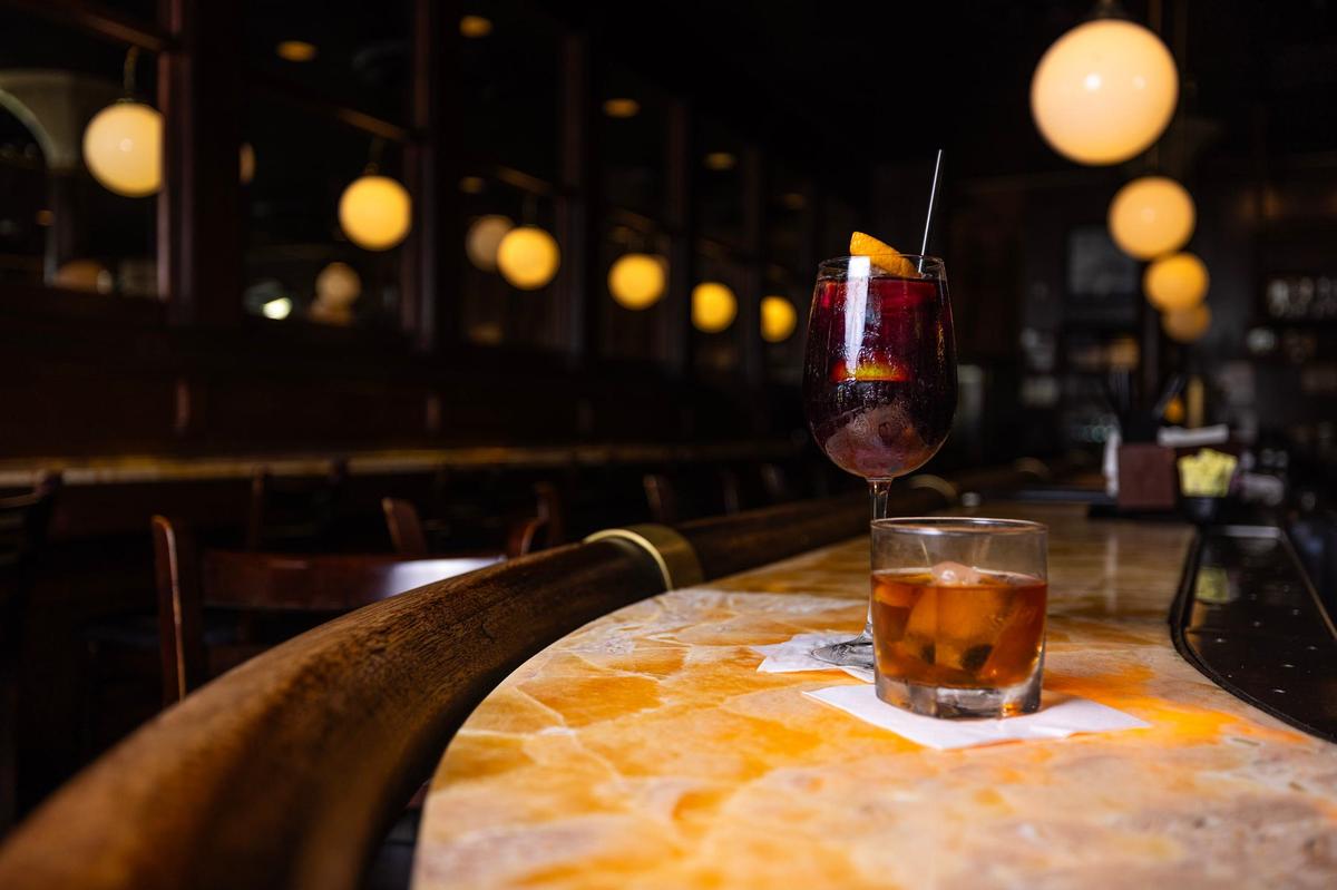 The red sangria and old fashioned from Italianni’s in Hurst on Tuesday, July 9, 2024.