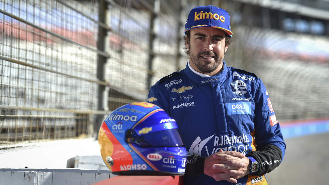 F1 superstar Fernando Alonso makes pit stop at TMS, preps for Indy 500, Triple Crown