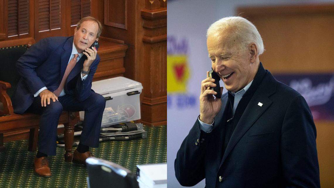 Defenders of Ken Paxton, Joe Biden sound a lot alike — and both sound ridiculous | Opinion