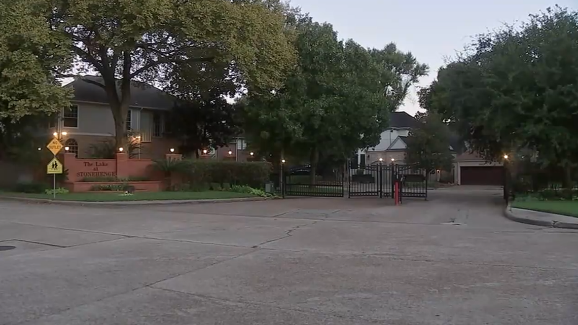 Police say a man broke into two homes within this gated community before he was arrested.