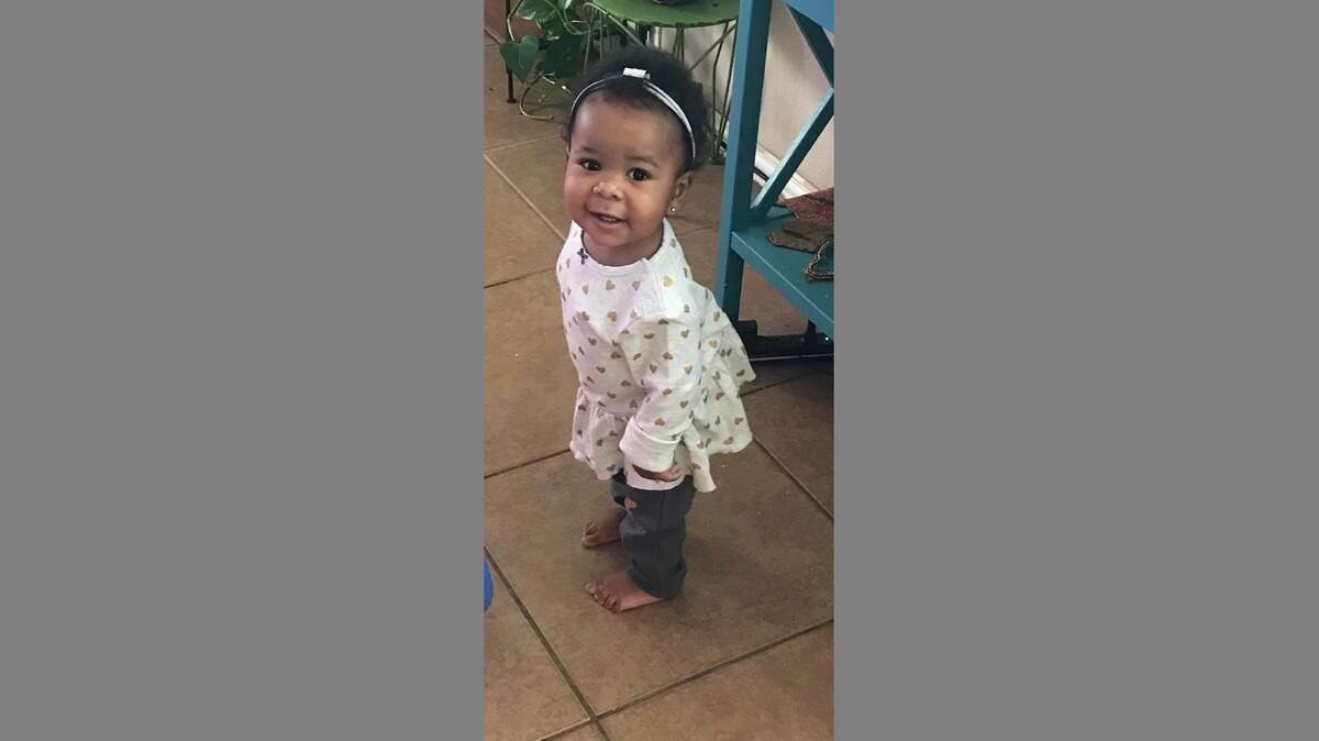 Belle Davis, 1, died Wednesday after she was struck by a vehicle in the parking lot of the Crowley Recreation Center