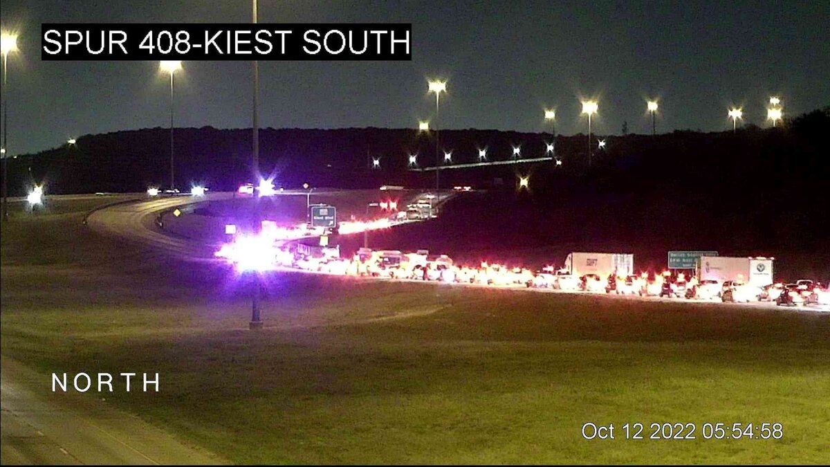 A Dallas police officer has died after his SUV was hit by a wrong-way driver on his way to work late Tuesday night, police said.