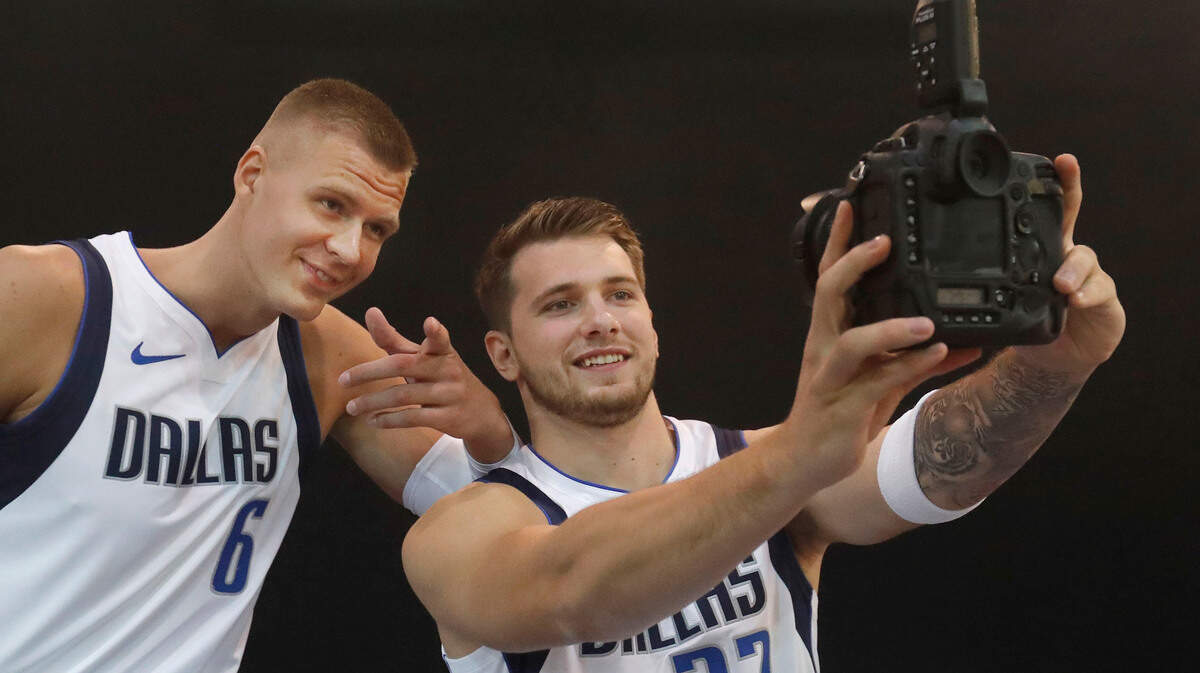 Kristaps Porzingis, left, and Luka Doncic are a tremendous duo with the Dallas Mavericks, but Porzingis has to realize he is not “The Man” with this team.