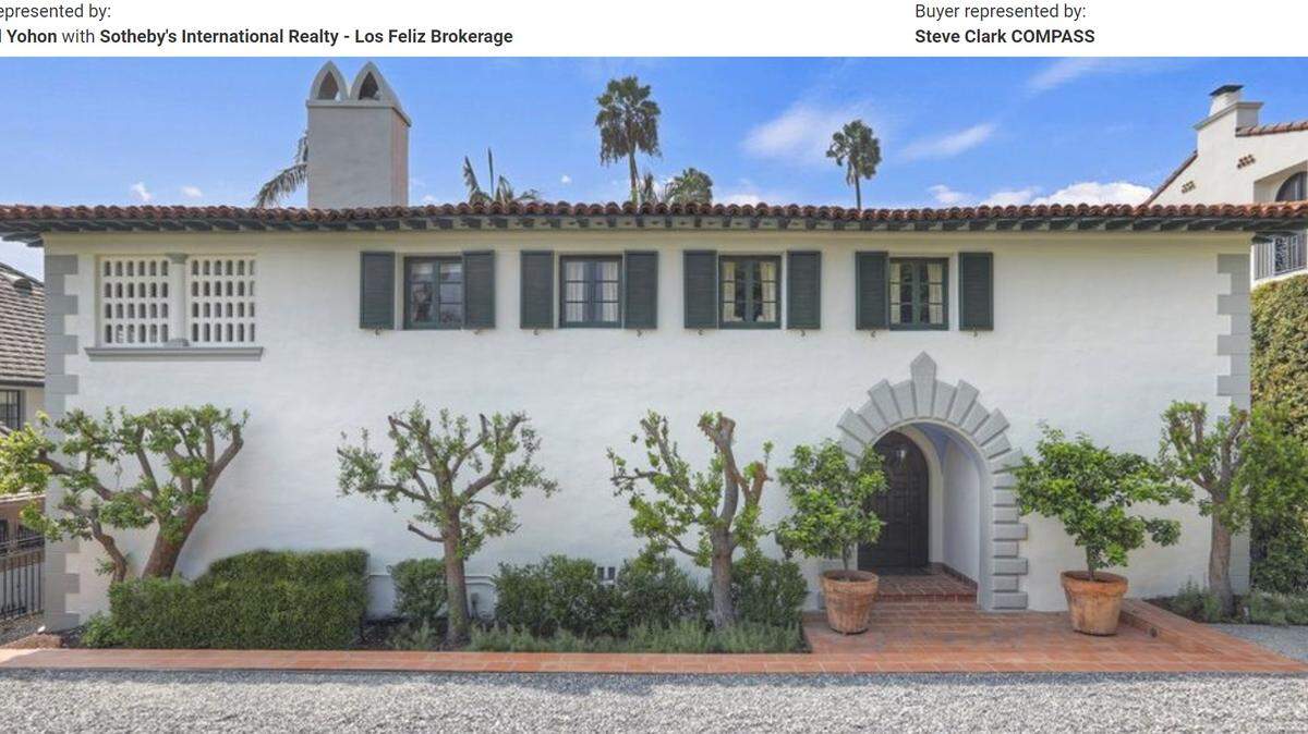 Exterior of Stewart’s newest Los Angeles pad.