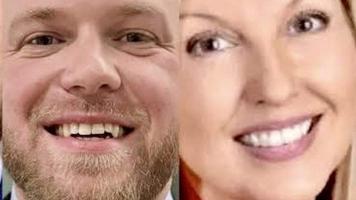 Democrat Taylor Rehmet, left, and Republican Leigh Wambsganss will meet again in the November general election.