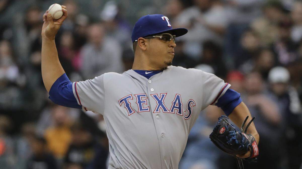 Rangers starter Ariel Jurado mostly pitched well in his major league debut Saturday against the White Sox, but gave up all four of his runs with two outs in the third.