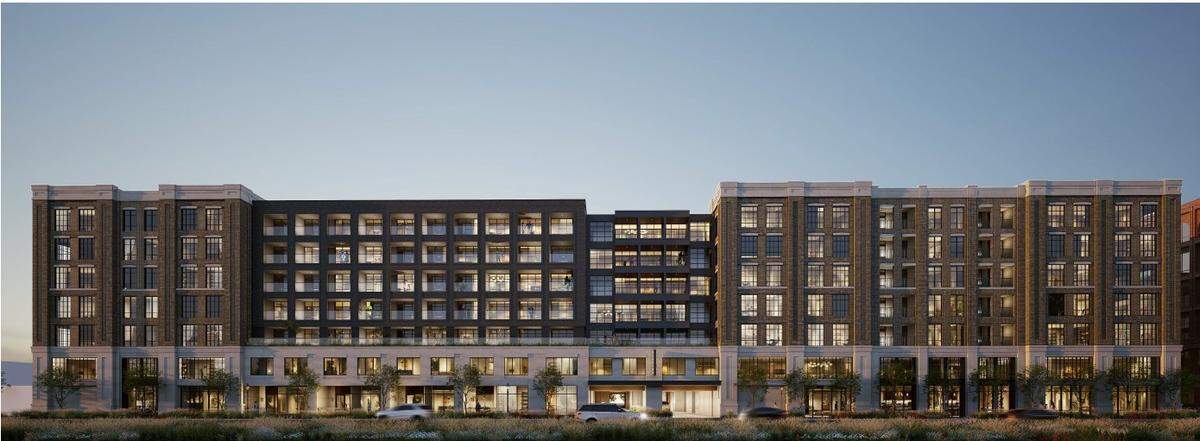 The Westside Village development will include apartments along North University Drive, north of the White Settlement Road intersection.