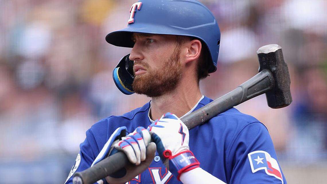 What did a Texas Rangers outfielder get as a special gift from teammate?