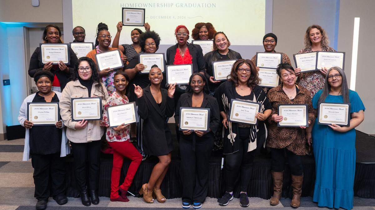 Fort Worth Housing Solutions held a ceremony celebrating participants in its Family Self-Sufficiency and Home Ownership programs Wednesday, Dec. 4, at at Amon Carter Event Center at Lena Pope.