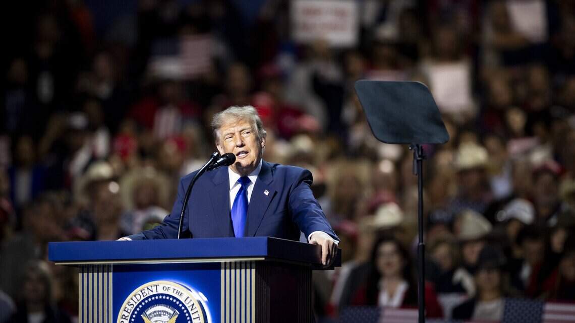Trump makes case for Republicans to hold power at Texas midterm convention