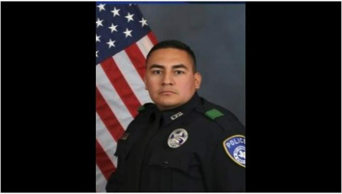 Funeral services for Euless Detective Alex Cervantes are Saturday Jan. 8, 2022, at St. Elizabeth Ann Seton Catholic Church in Keller.