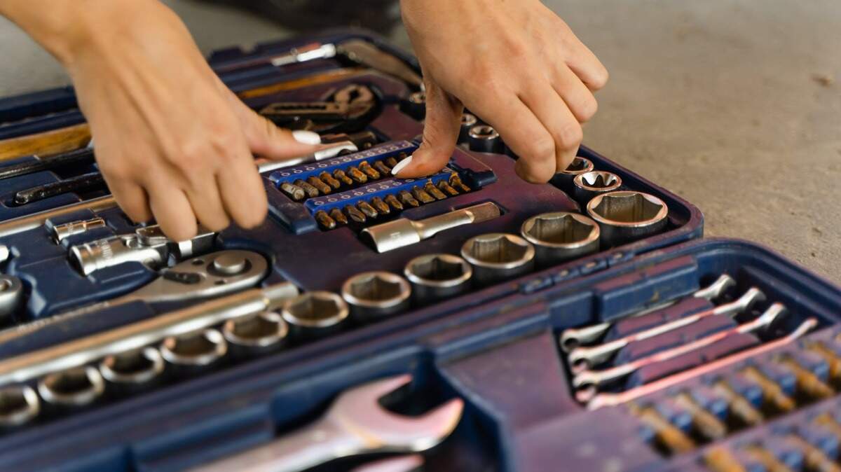 Toolbox stock image.
