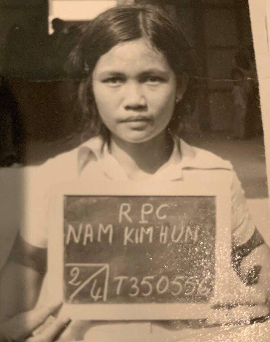 Arlington Lamar boys coach Sunny Soeun’s mother Kim Hun Nam escaping Cambodia in the late 1970s during Pol Pot’s Khmer Rouge.