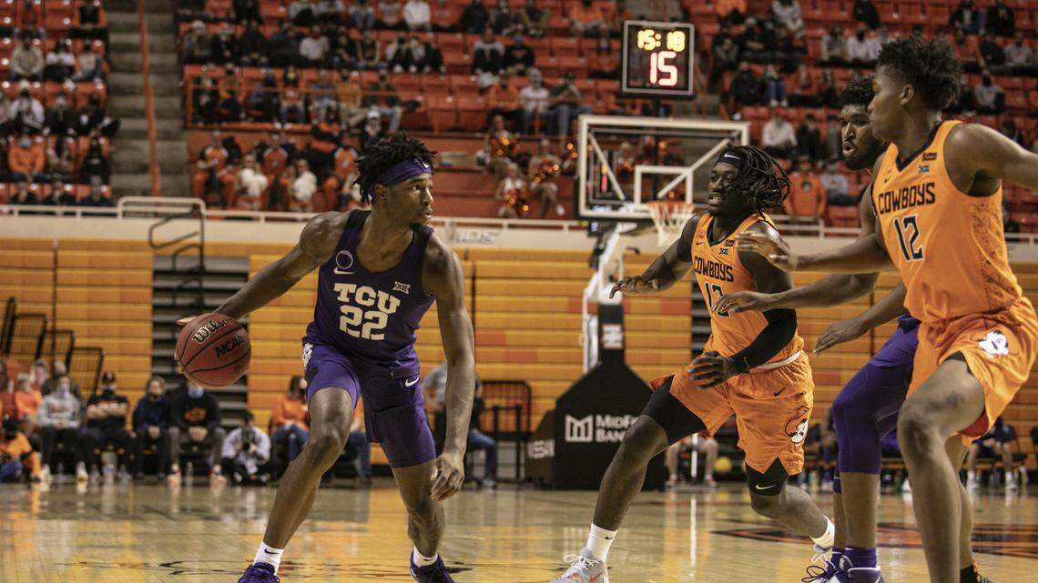 TCU guard RJ Nembhard scored a game-high 21 points, including the game-winner against Oklahoma State on Wednesday night.