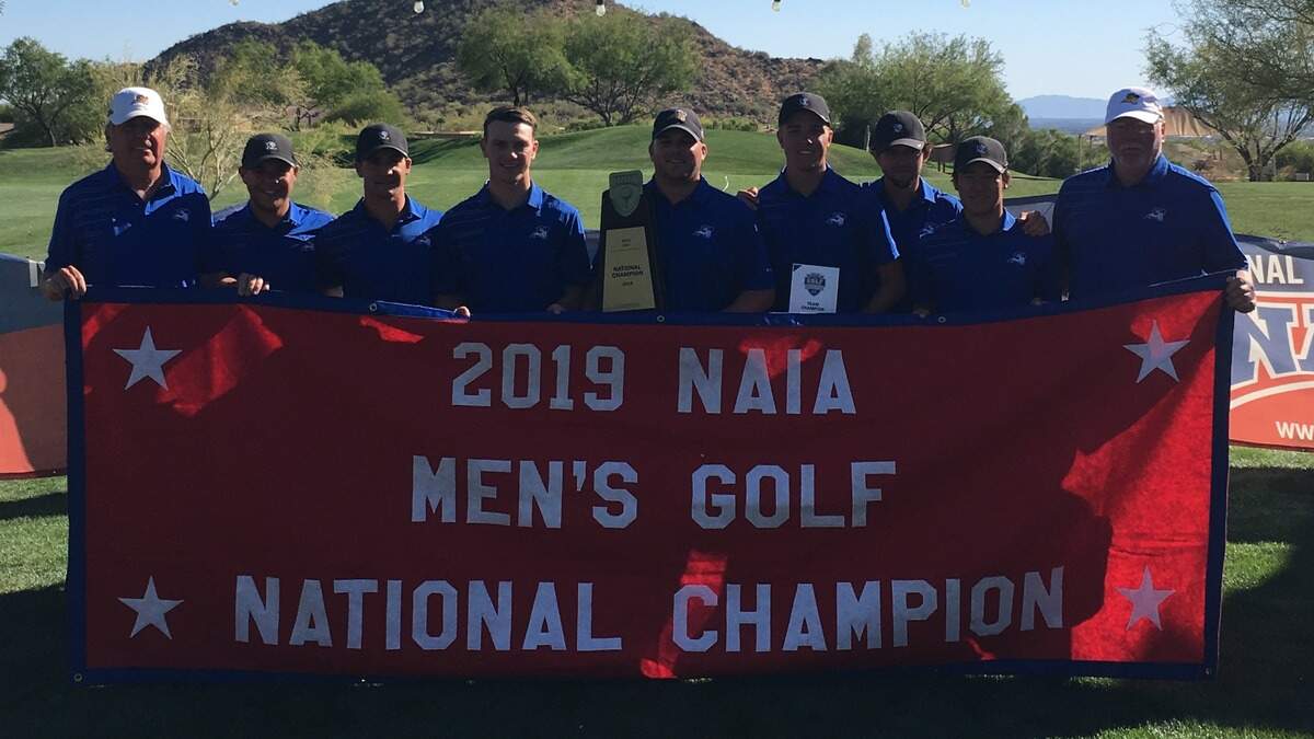Texas Wesleyan Men’s Golf wins NAIA championship in Mesa, Arizona.