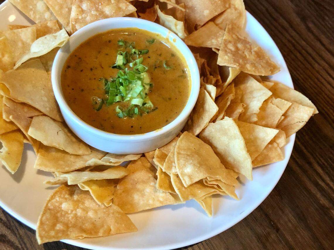 Vegan queso dips just like the real thing at HG Sply Co. in Trophy Club.