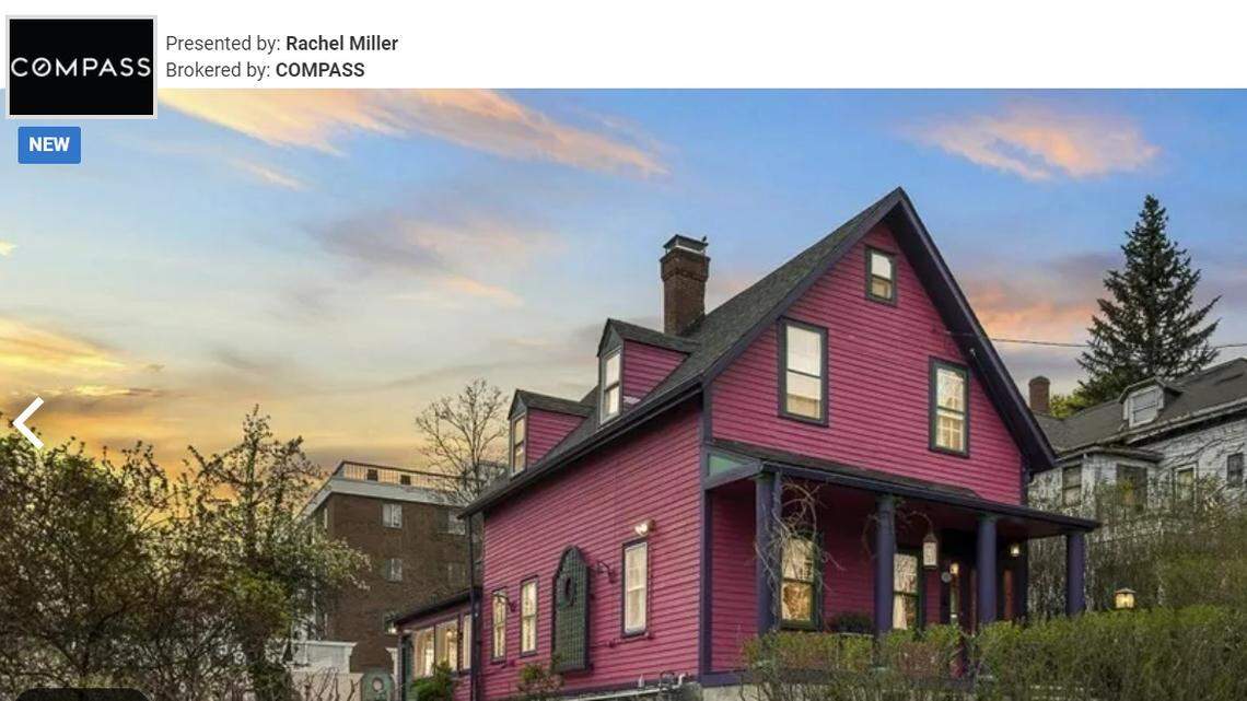 The house also has jewel-tone’s on its exterior