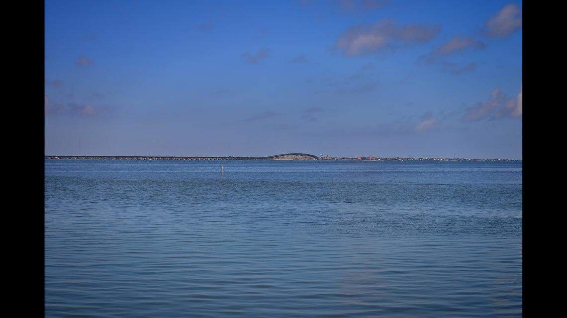 A Texas fisherman is dead after his boat stalled in the path of an oncoming barge in Laguna Madre, a bay near Padre Island, officials say.