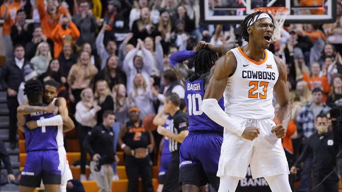 Oklahoma State rallied late to stun TCU on Wednesday night in Stillwater, Oklahoma.