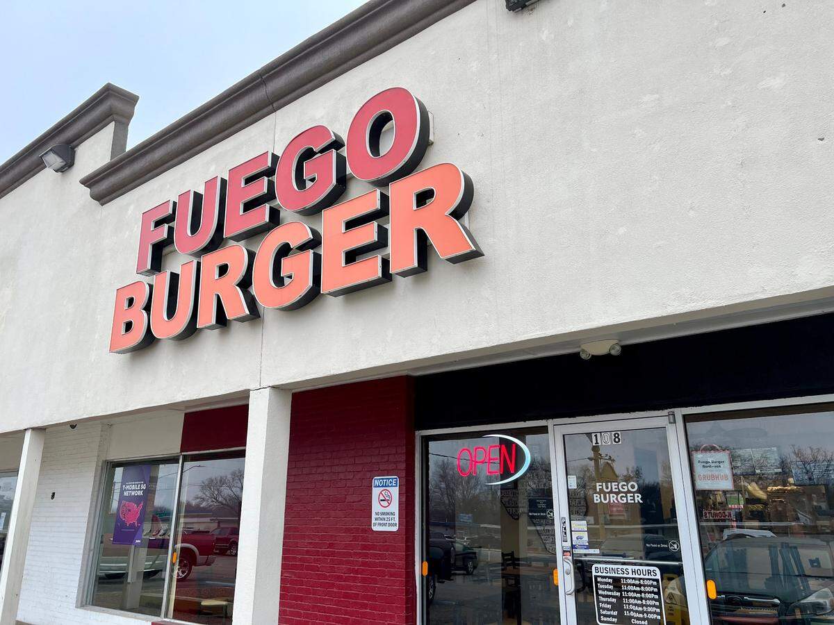 Fuego Burger is in a nondesctipt shopping center on Benbrook Highway south of the Benbrook Traffic Circle, seen Jan. 8, 2022.
