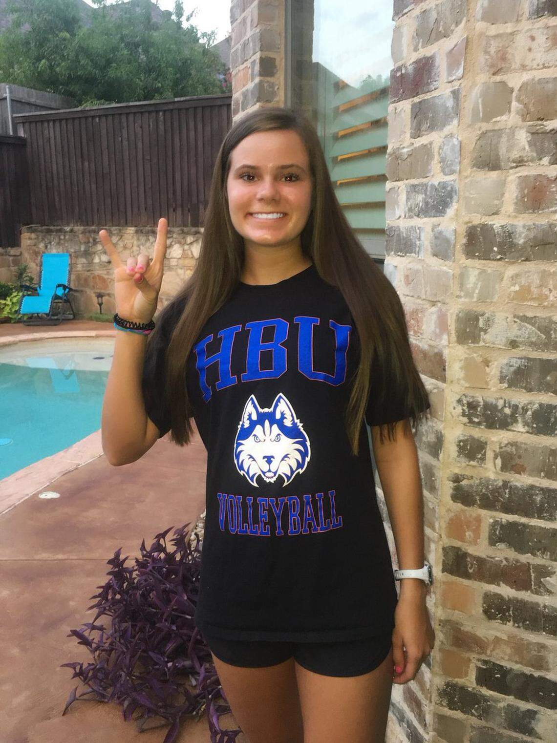 Birdville 2019 defensive specialist Kaley Feris is a Houston Baptist commit.