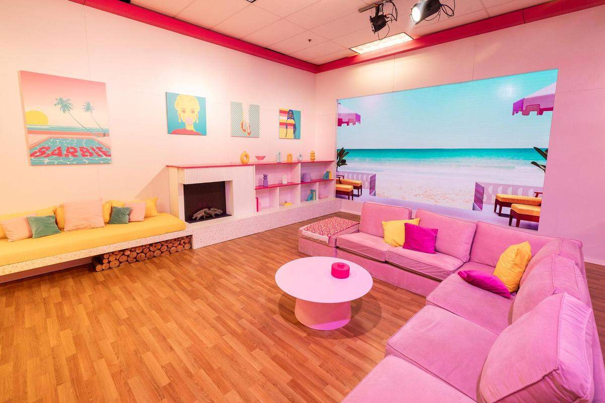 The inside of the Barbie Dream Beach House at the ‘World of Barbie’ immersive experience at the Stonebriar Centre in Frisco on Thursday, Nov. 16, 2023.