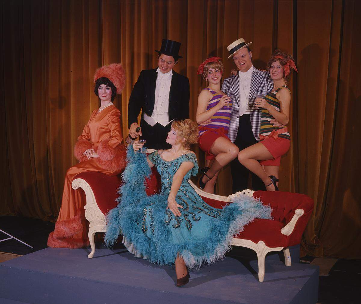 Nov. 2, 1975: The University of Texas at Arlington will present George Gershwin’s “Of Thee I Sing” in a nine-performance run. Featured, from left, will be Jan Parson, Tommy Clarke, Joan Bayer, Janet Holcomb, Charley Miller and Becky Perkins.
