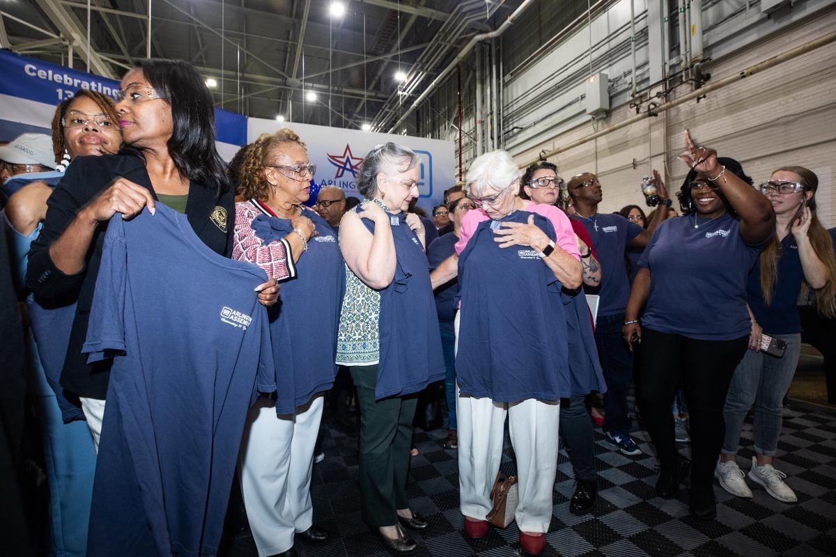 GM Arlington Assembly celebrates its 70th anniversary and production of its 13 millionth vehicle, a 2024 Cadillac Escalade, on Friday, July 26, in Arlington.