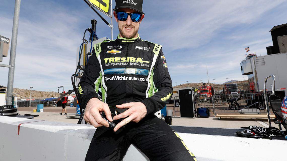 IndyCar driver Charlie Kimball is competing in the series more than a decade after being diagnosed with Type 1 Diabetes.