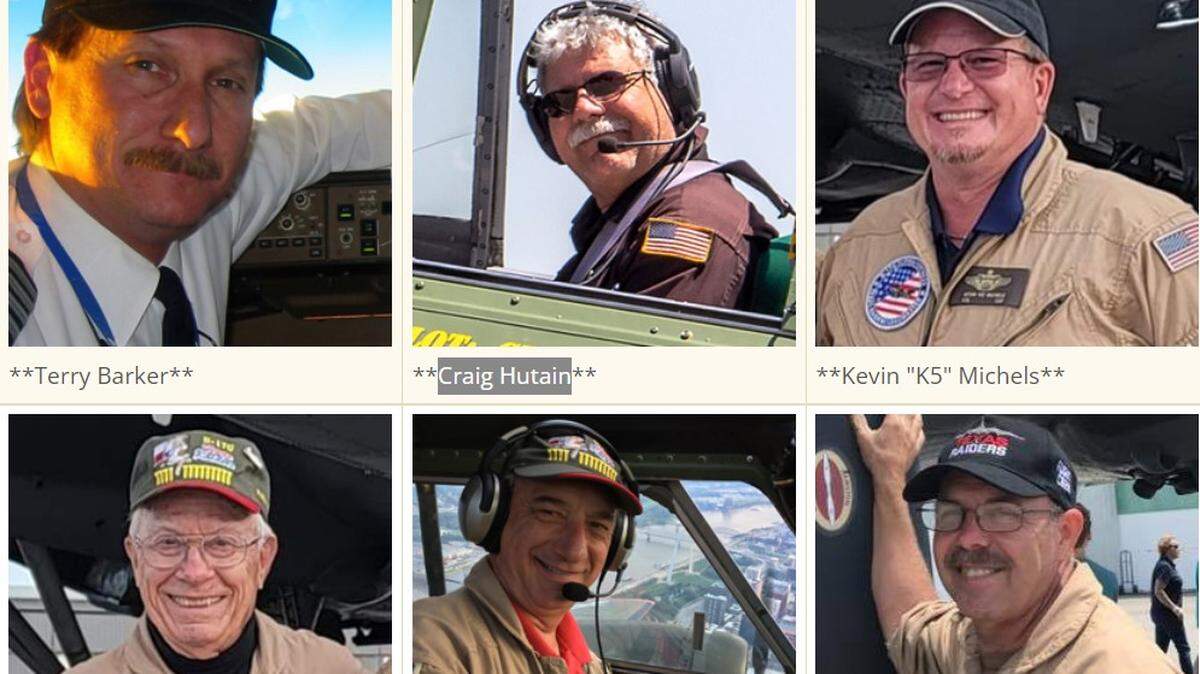 The Commemorative Air Force identified the six flight crew members who were killed when a P-63 Kingcobra collided with a B-17 Flying Fortress at the CAF’s Wings Over Dallas airshow in 2022.