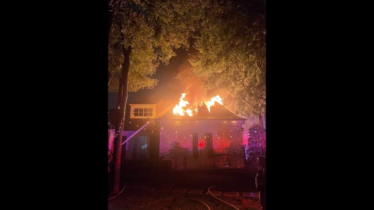 The house of TCU football assistant coach Doug Meacham caught fire after lightning struck it on Aug. 21. Everything inside was effectively lost. Doug’s wife, son, and their two dogs escaped safely.