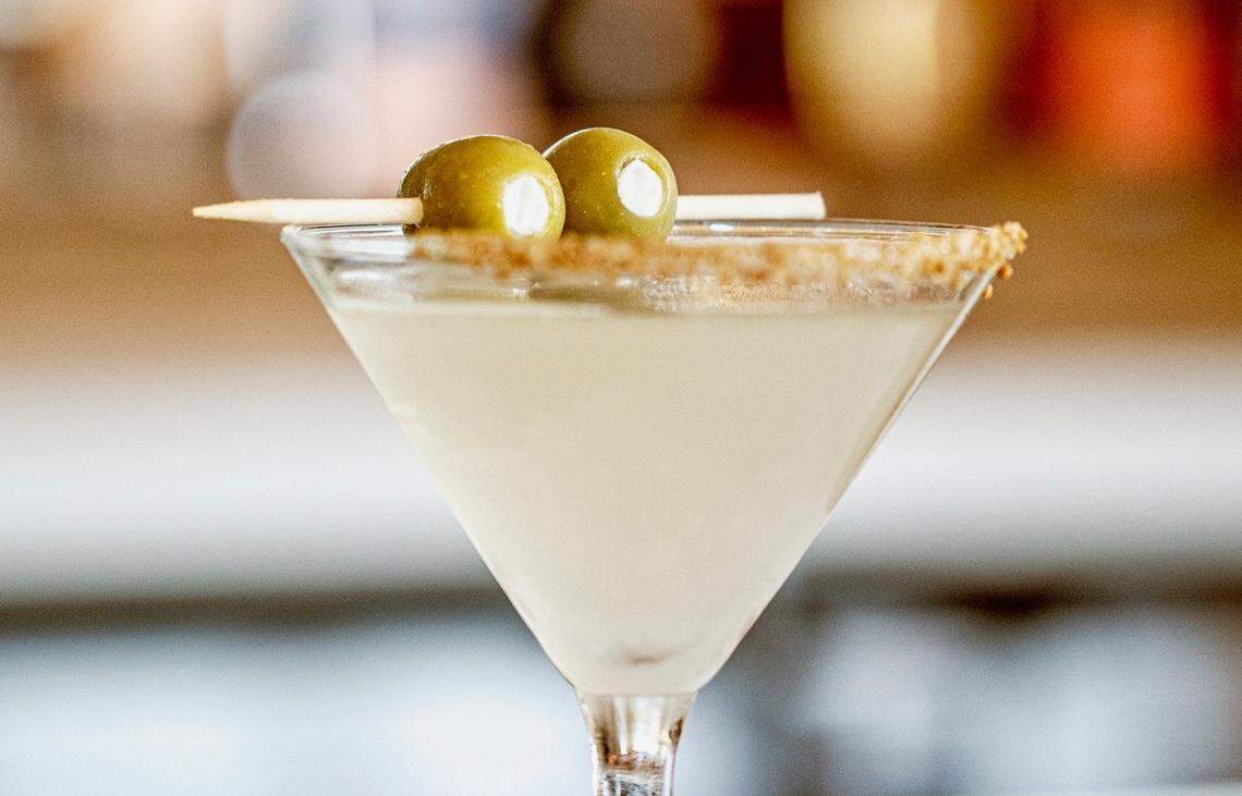 The Classic martini at Hudson House. Martinis are half priced from 3 to 6 p.m. during the weekdays for happy hour.