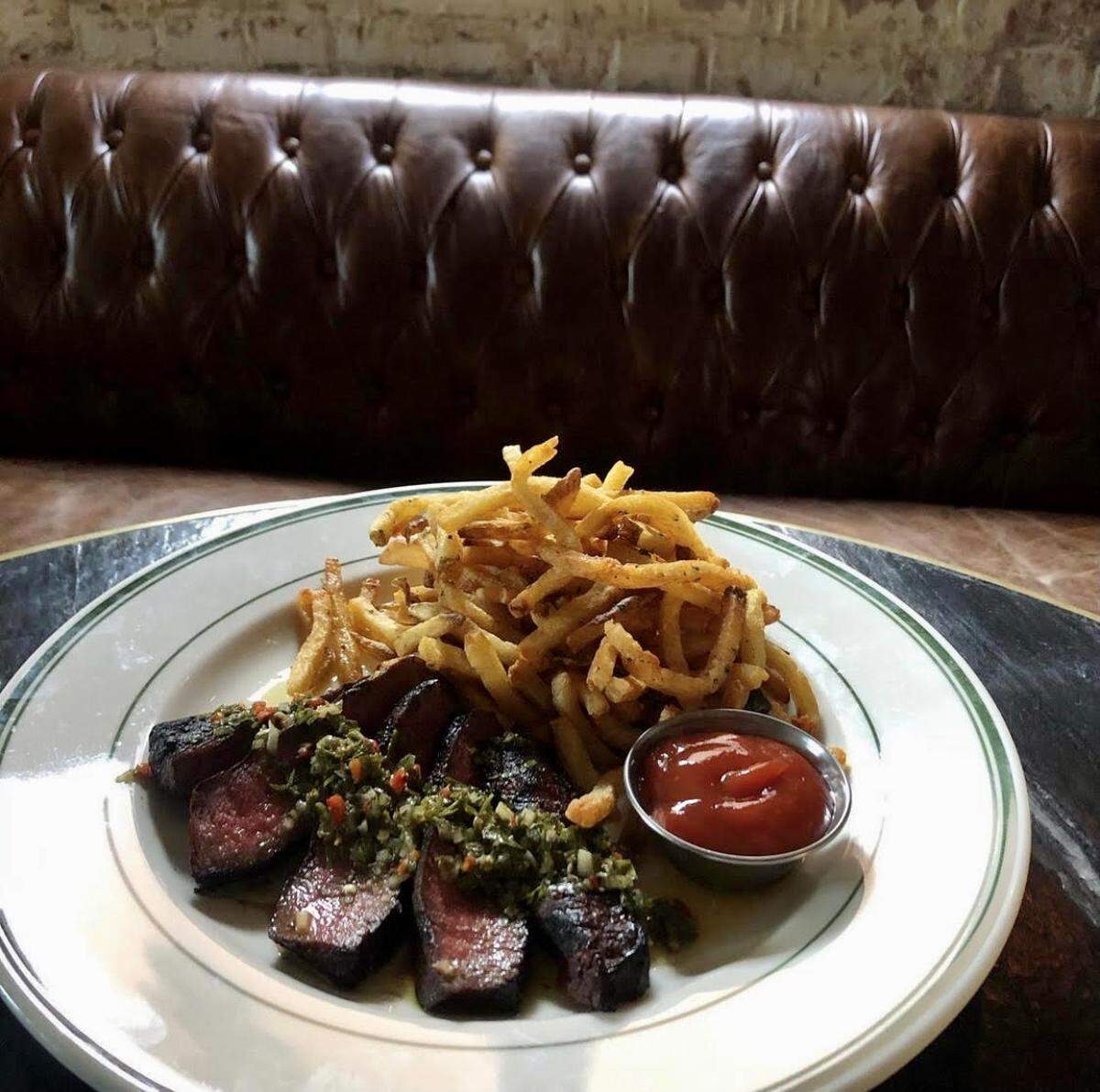 Akaushi steak frites at Provender Hall.