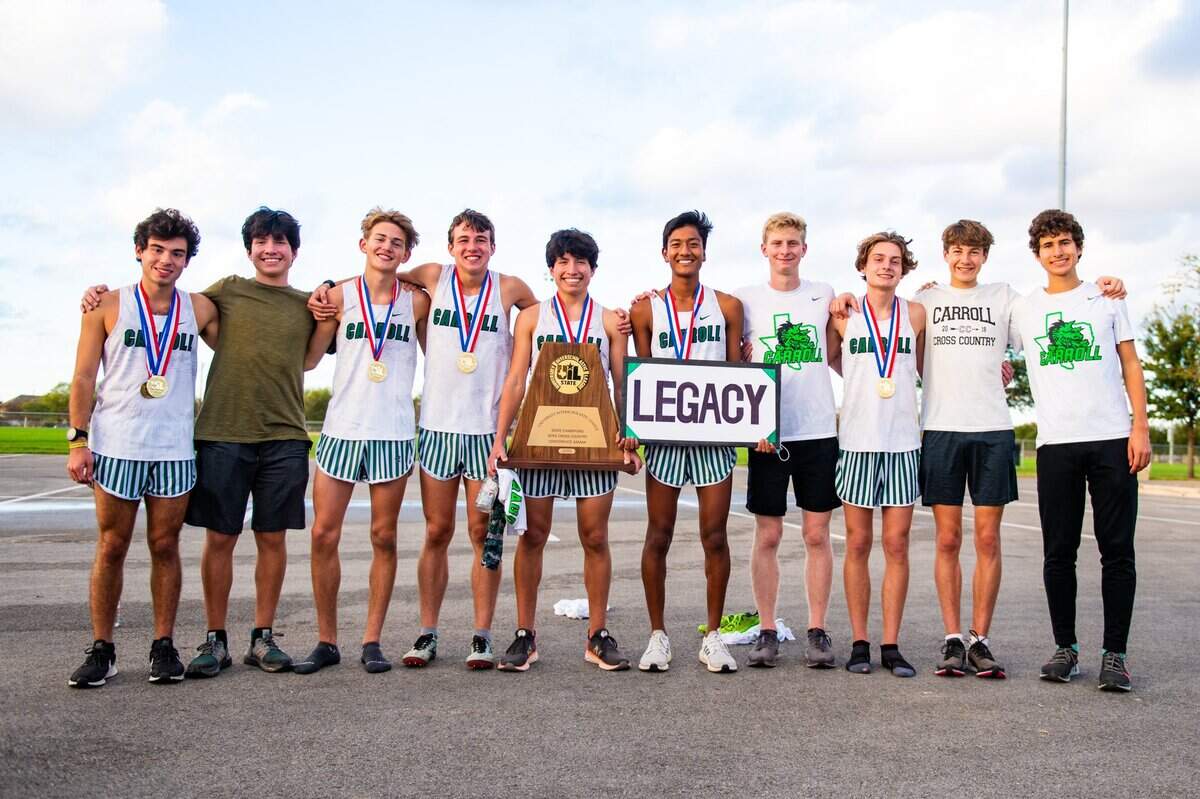 Southlake Carroll boys won the UIL state meet for the second straight season, Tuesday Nov. 24, 2020 in Round Rock (Matt Smith/Special to the Star-Telegram)