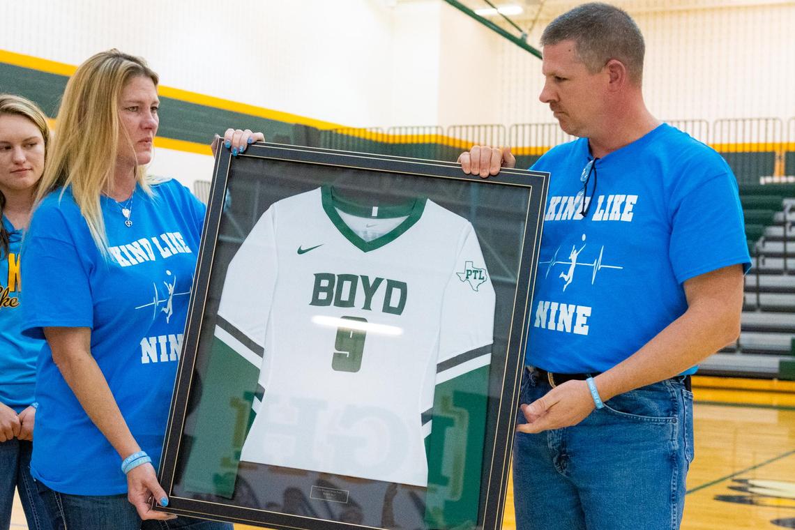 Ashley Fouts jersey retirement.