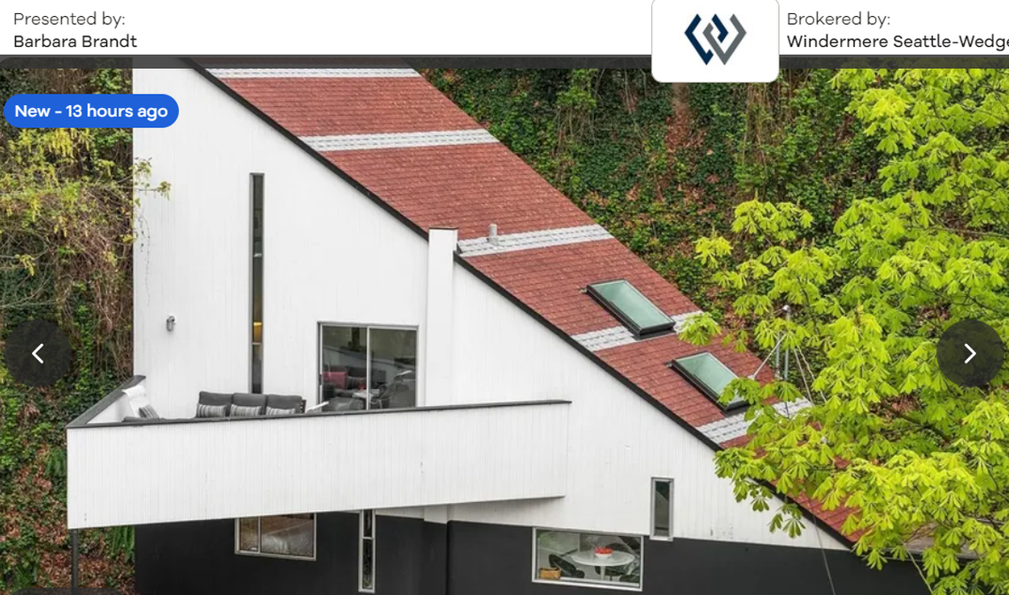 Exterior of the unusual house