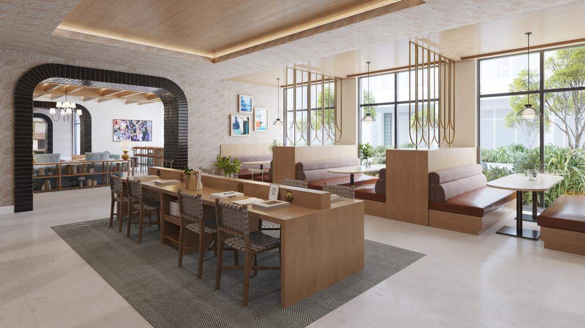 The Morado on Berry will have a number of lounges and study spaces for students.