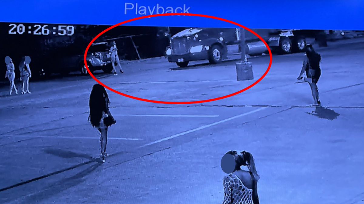Surveillance video showed a woman getting into Naasson Hazzard’s tractor-trailer in Dallas in August 2024, eight days before her body was found in the woods about 100 miles away. Hazzard was convicted in February 2025 of kidnapping causing the woman’s death.