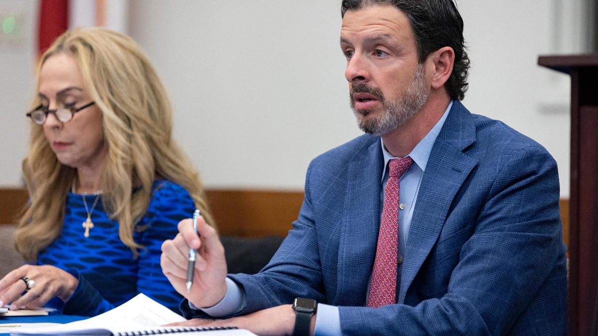 Judge Robb Catalano speaks during a meeting of the Tarrant County Juvenile Board on Sept. 21.