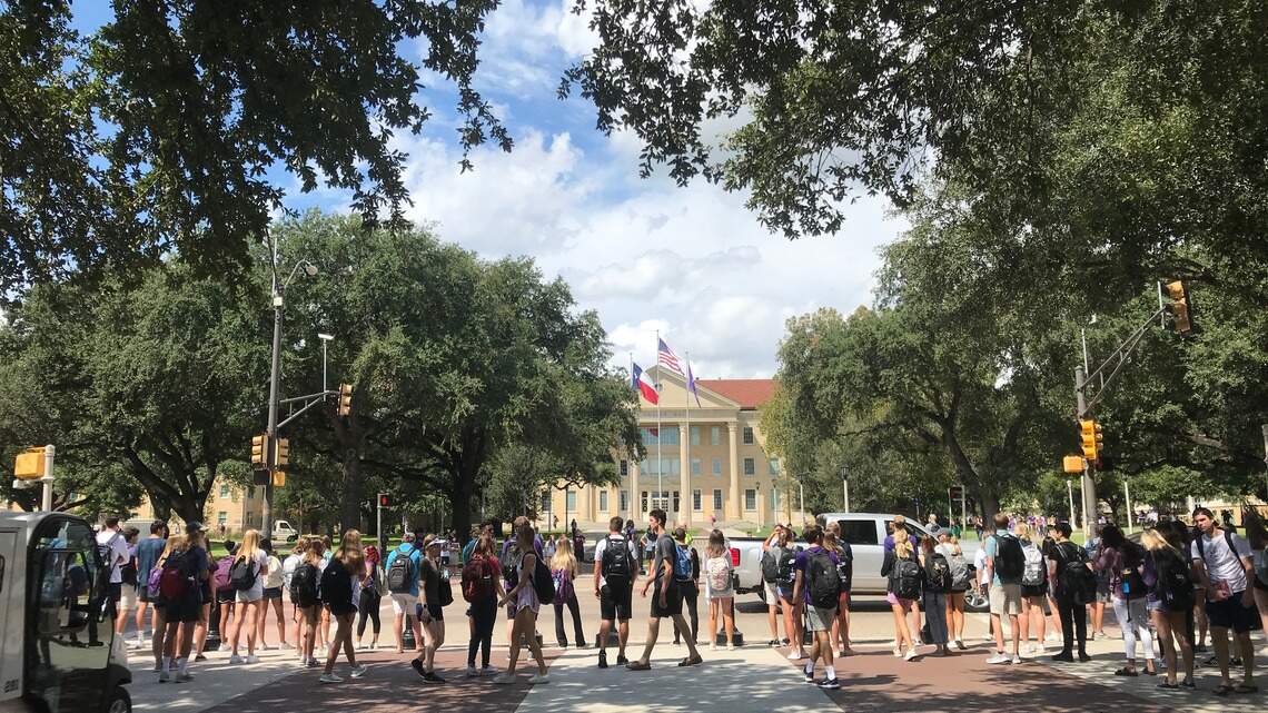 It’s long been ‘students vs. cars’ on TCU campus. The school is trying to change that.