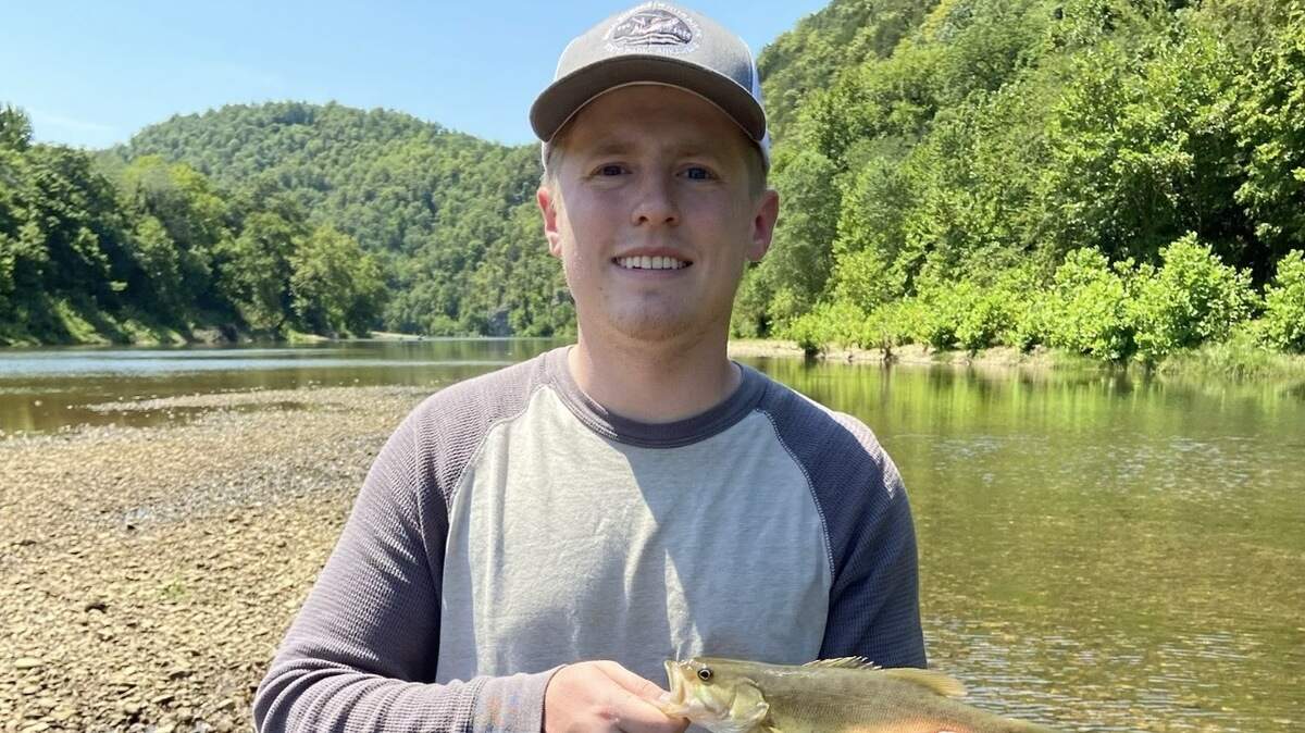 Dylan Lofton during a fishing trip, in a photo shared by his mother, Crystal Ledet. Lofton was arrested in 2025 for making terroristic threats against a Tarrant County commissioner. He was sentenced to probation but rearrested shortly after. Lofton is expected to be released from jail a second time on April 16, 2026.