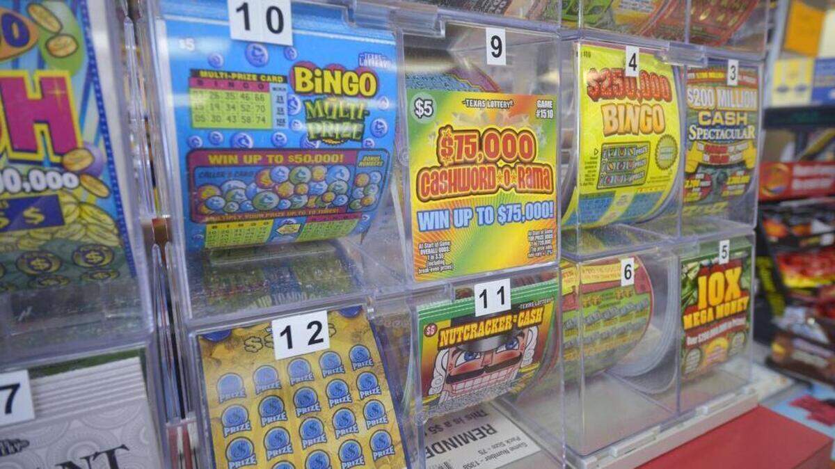 Texans are cashing in on scratch off lottery tickets.