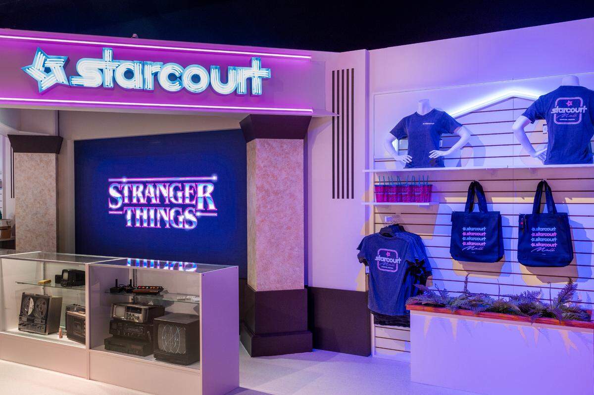 The Stranger Things store starcourt mall.