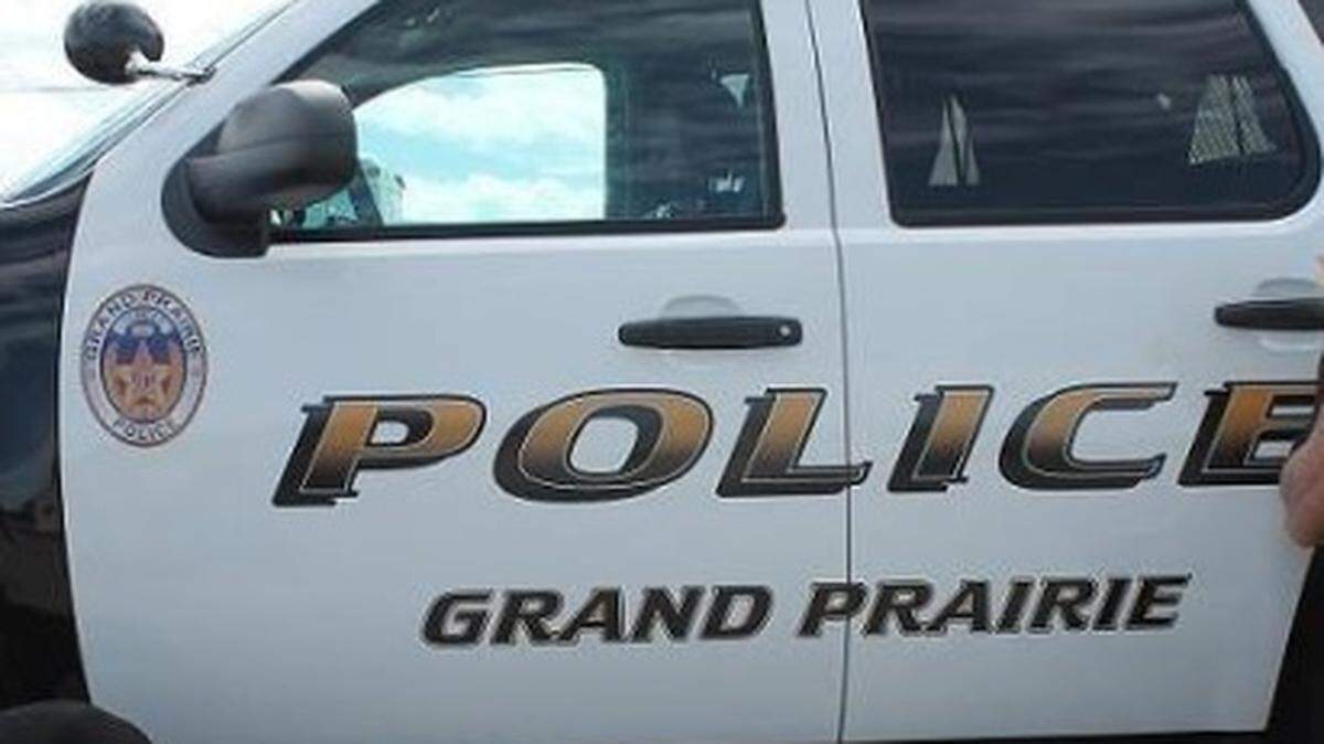 One person was killed and three injured when a Chevrolet veered into traffic and hit two pickups near Lone Star Park early Friday, Grand Prairie police say.